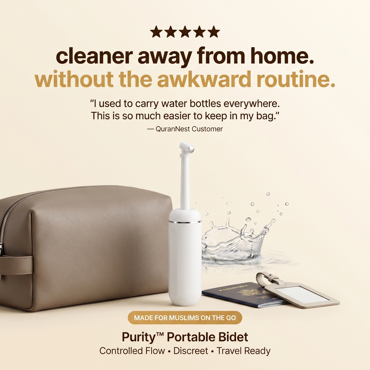 PureLuxe Travel Bidet